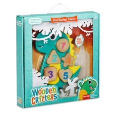 Little Tikes Wooden Critters Number Puzzle Dino